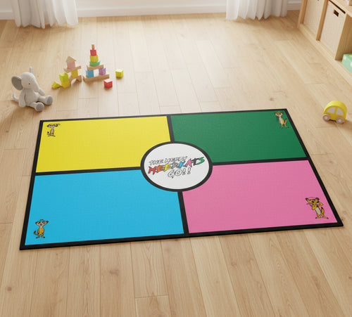 The Merry Meerkats Go!! Color Tile Hop Mat